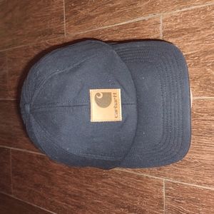 Carhartt Ear Flap Rain Winter Black Cap Hat Sz M-L